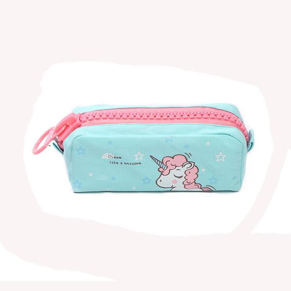 Canvas Zipper Pen Bag ၊